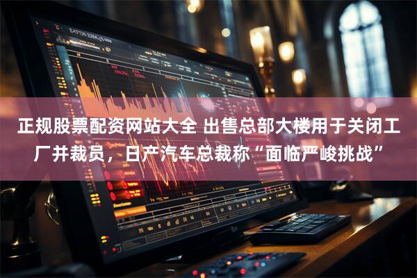 正规股票配资网站大全 出售总部大楼用于关闭工厂并裁员，日产汽车总裁称“面临严峻挑战”