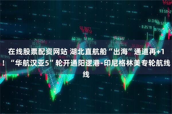 在线股票配资网站 湖北直航船“出海”通道再+1！“华航汉亚5”轮开通阳逻港-印尼格林美专轮航线