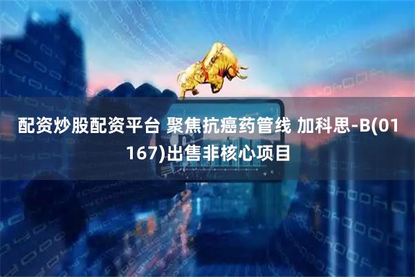 配资炒股配资平台 聚焦抗癌药管线 加科思-B(01167)出售非核心项目